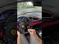 The Ferrari 296 GTB&#39;s Turn Signals Are Like a Heartbeat (POV Drive #shorts)