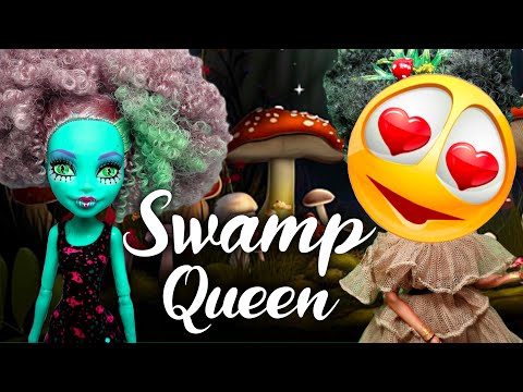 THE PRETTIEST DOLL EVER? / I MADE A SWAMP QUEEN DOLL / Monster High Doll Repaint by Poppen Atelier