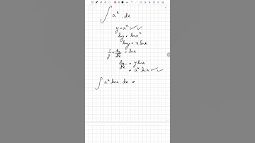 How to integrate "a" to the power x?