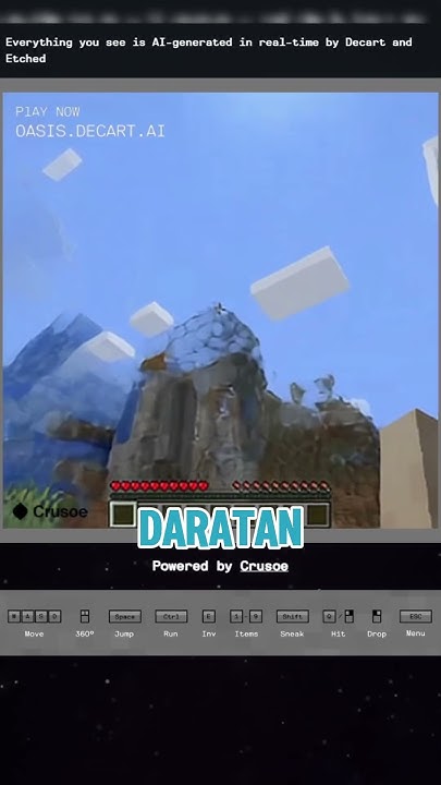 Game minecraft yang dibuat oleh ai - YouTube