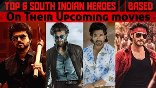 Top 6 South Indian Heroes||Based On Their Highest Grossing movies ????||viral video