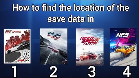 Need For Speed: MW12, Rivals, Payback, Heat [SaveData] Location PC (2023)