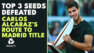 Carlos Alcaraz's EPIC Route To Madrid 2022 Title! 🏆 screenshot 4