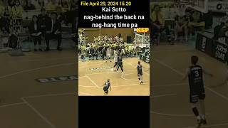 Kai Sotto nag-behind the back na, nag-hangtime pa. Parang Wembanyama.