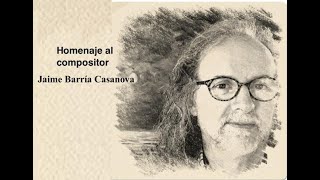 Homenaje al maestro Jaime Barría casanova