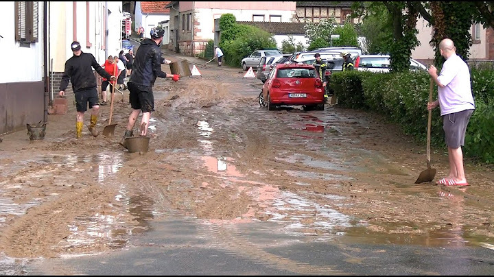 Unwetter wüten in Hessen: Schlammlawine und Hagelmassen