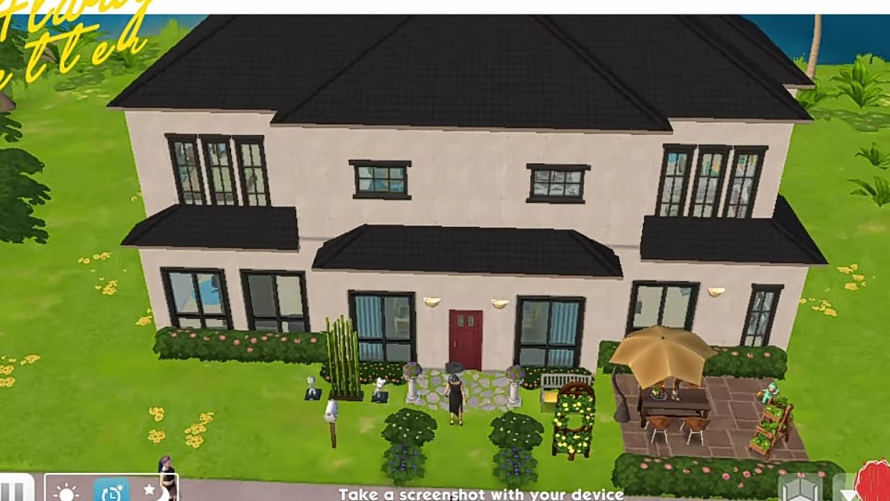 Sims Mobile House Tour: 2 Story house and 4 bed room