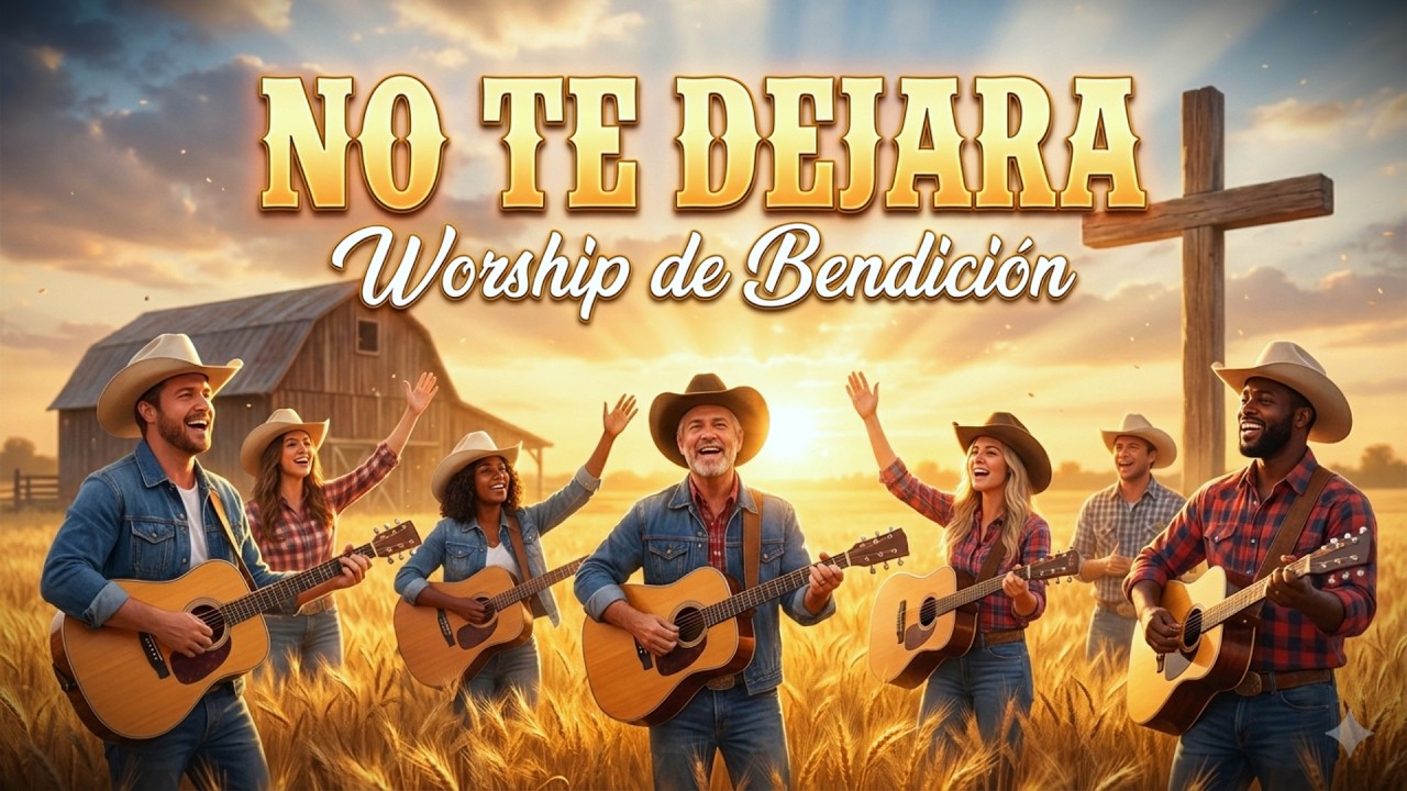No Te Dejará 🙏 CANCION RELAJANTE DE GOSPEL COUNTRY  | Éxitos de la Música Country Cristiana 🙌
