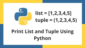 Print List and Tuple in python using numbers separated by commas (2021)
