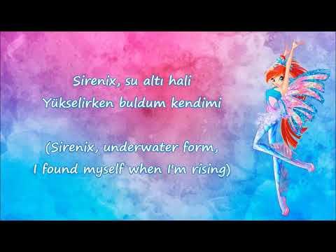 Winx Club - Sirenix Sözleri [Türkçe/Turkish] (with english translation & lyrics)