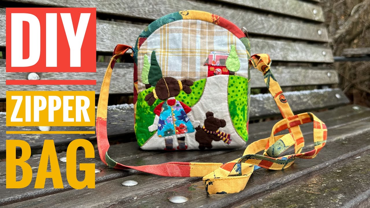 How to sew a zipper bag YouTube