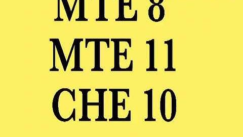 MTE08 | MTE11 | CHE10 | ignou solved assignment | 2020