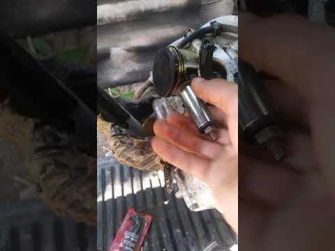 como quitar bulon del piston atorado o pegado