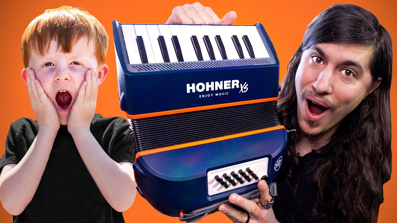 Hohner XS Child - Accordéon pour enfant - touches piano (+ housse