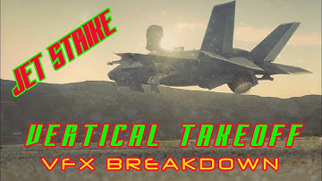 Element 3D - Breakdown - JetStrike - F35 Vertical Takeoff VFX