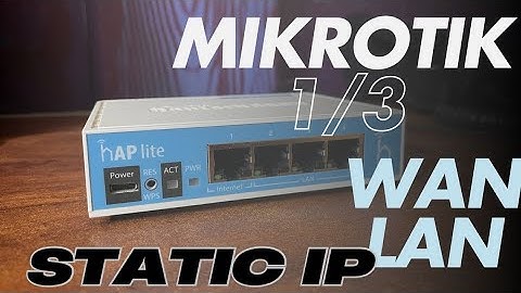 How to Setup Static WAN and DHCP Server on MikroTik Router | Hindi Guide