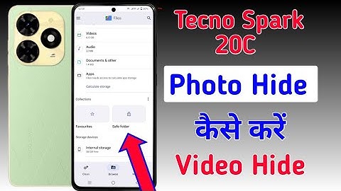 How To Hide Photo In Tecno Spark 20C | Tecno Spark 20C में फोटो & वीडियो गैलरी से छुपाये (hidephoto)