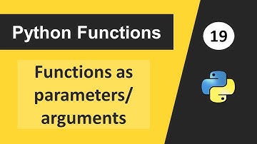 Function as Parameter | Function as Argument | Function in Python