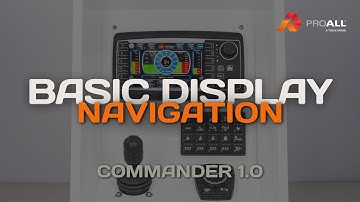 Commander Control System - Basic Display Navigation