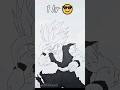 How to Draw GOHAN in 10sec, 1min, 1hr #shorts #howtodraw #dragonball #gohan #anime
