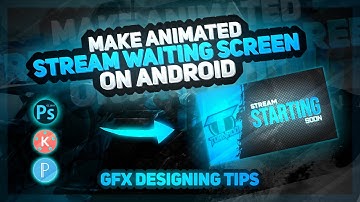 How to make animated stream starting soon screen on android very easily . :SG BrotherS