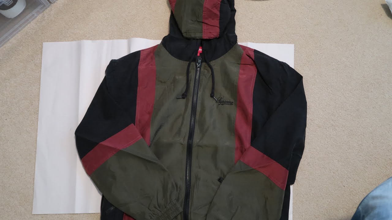 supreme silk hooded jacket