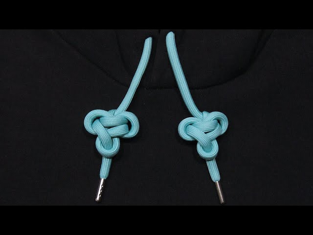 Ave Craft: How to Tie Hoodie Strings for beginners. Easy instructions for  tying hoodie knots. 