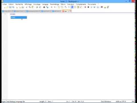 تعلم لغة html css : برنامج notepad++‬ - YouTube