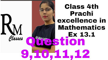 #unitarymethod  Prachi excellence in mathematics .Ex 13.1.Question no 9,10,11and12. With solutions.