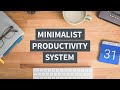 My Minimalist Productivity System for Improving Attention Span | Break the Twitch