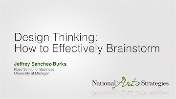 Design Thinking: How to Effectively Brainstorm