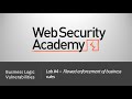 Business Logic Vulnerabilities - Lab #4 Flawed enforcement of business rule | Long Version