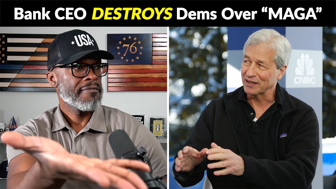JPMorgan CEO DESTROYS Democrats On Treatment Of MAGA: "Grow Up!"