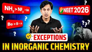 All Inorganic Chemistry EXCEPTIONS in One Shot🔥 | NEET 2026 Rapid Revision | Prince Sir