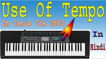 tempo keys || changing rhythm speed || Casio ctk 2550