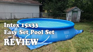 My Intex 15x33 Easy Set Pool Set Review 2021