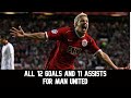Alan smith  all goals and assists for manchester united