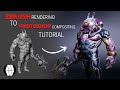 ZBRUSH Rendering to PHOTOSHOP Compositing - Full Tutorial