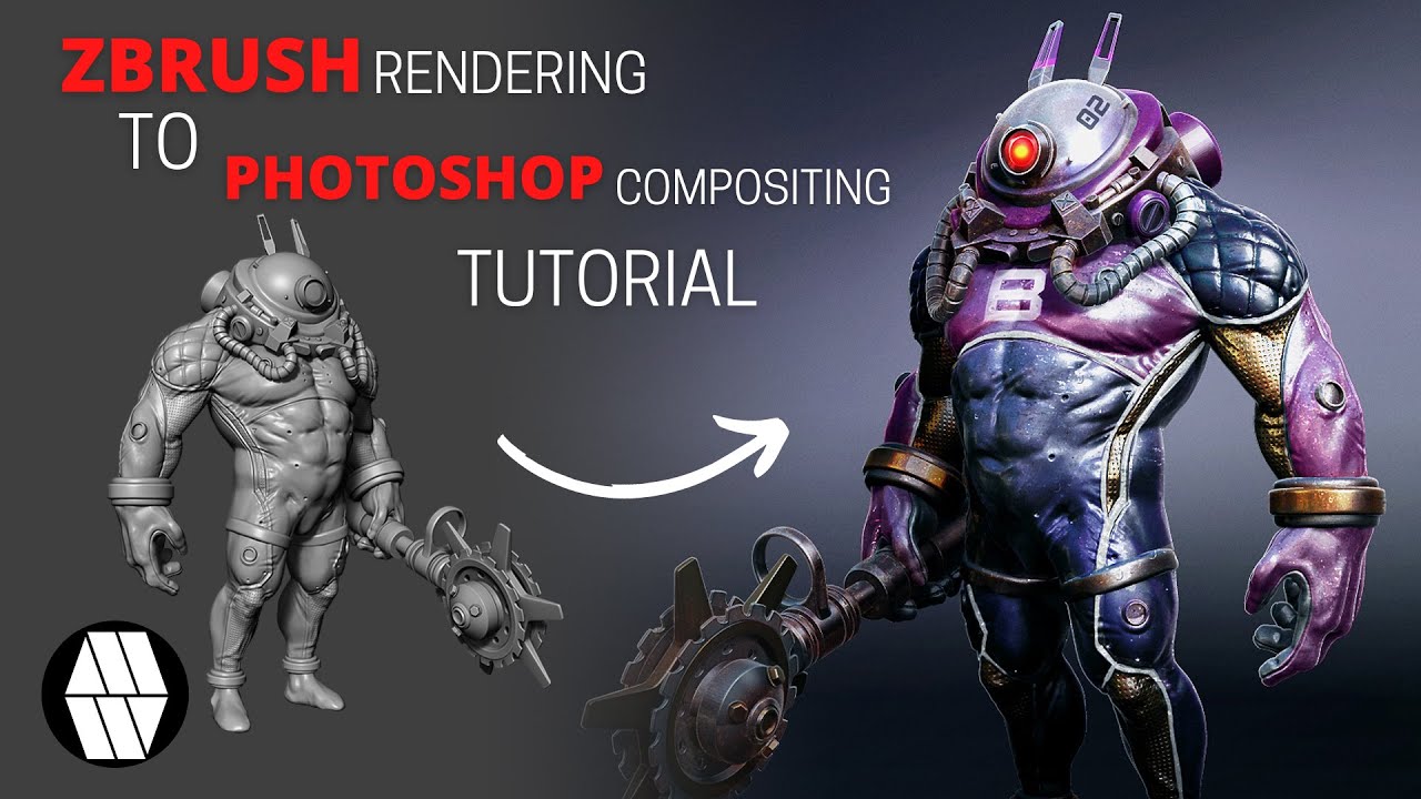 zbrush to photoshop workflow