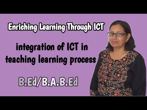 Integration Of ICT In Teaching Learning Process/uses Of ICT In Classroom/B.Ed, B.A.B.Ed