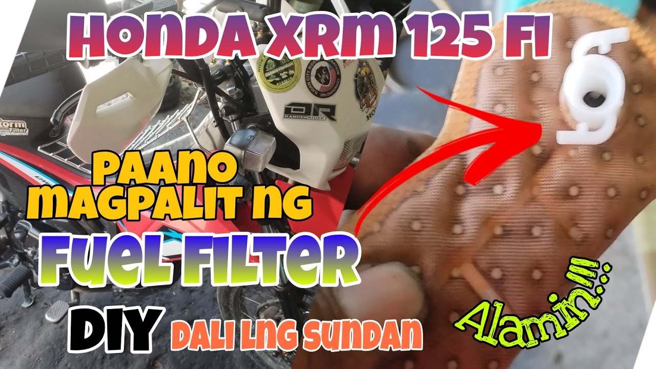 Honda XRM 125 Paano mag Palit ng FUEL FILTER sa Fuel Pump DIY . Alamin.
