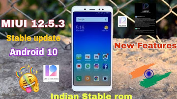 MIUI 12.5.3 Stable update | Android 10 | Full customisation ,New Features, Review | Redmi Note 5 Pro