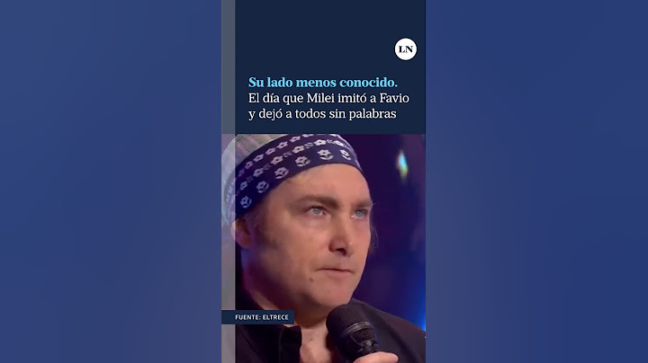 Javier Milei sorprendió a todos con su imitación de Leonardo Favio