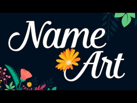 Name Art live 🥰☺️🤗