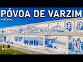 PÓVOA DE VARZIM Portugal 4K 🇵🇹 | Relaxing Beach Walk • Coastal City Walking Tour (No Talking)