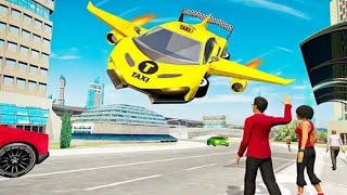 Volant auto jaune taxi ville taxi au volant jeux-Jeu de voiture-Games Android-GamePlay-Simulateur screenshot 4