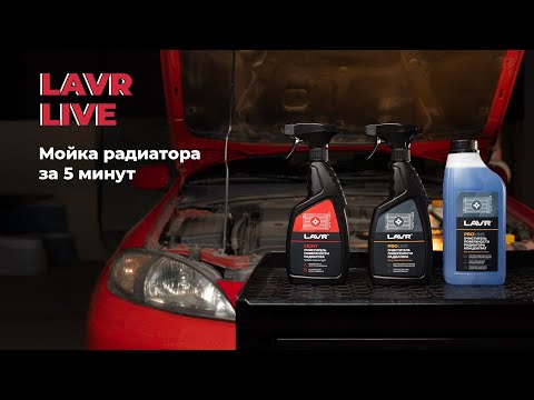 #LAVRlive Мойка радиатора за 5 минут. Вся правда об очистителях LAVR
