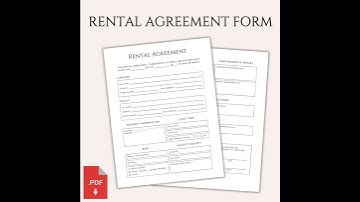 Formulir Perjanjian Sewa | Template Perjanjian Sewa yang Jelas & Ringkas