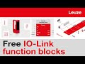 Free iolink function blocks for parameterization and configuration of sensors and controllers