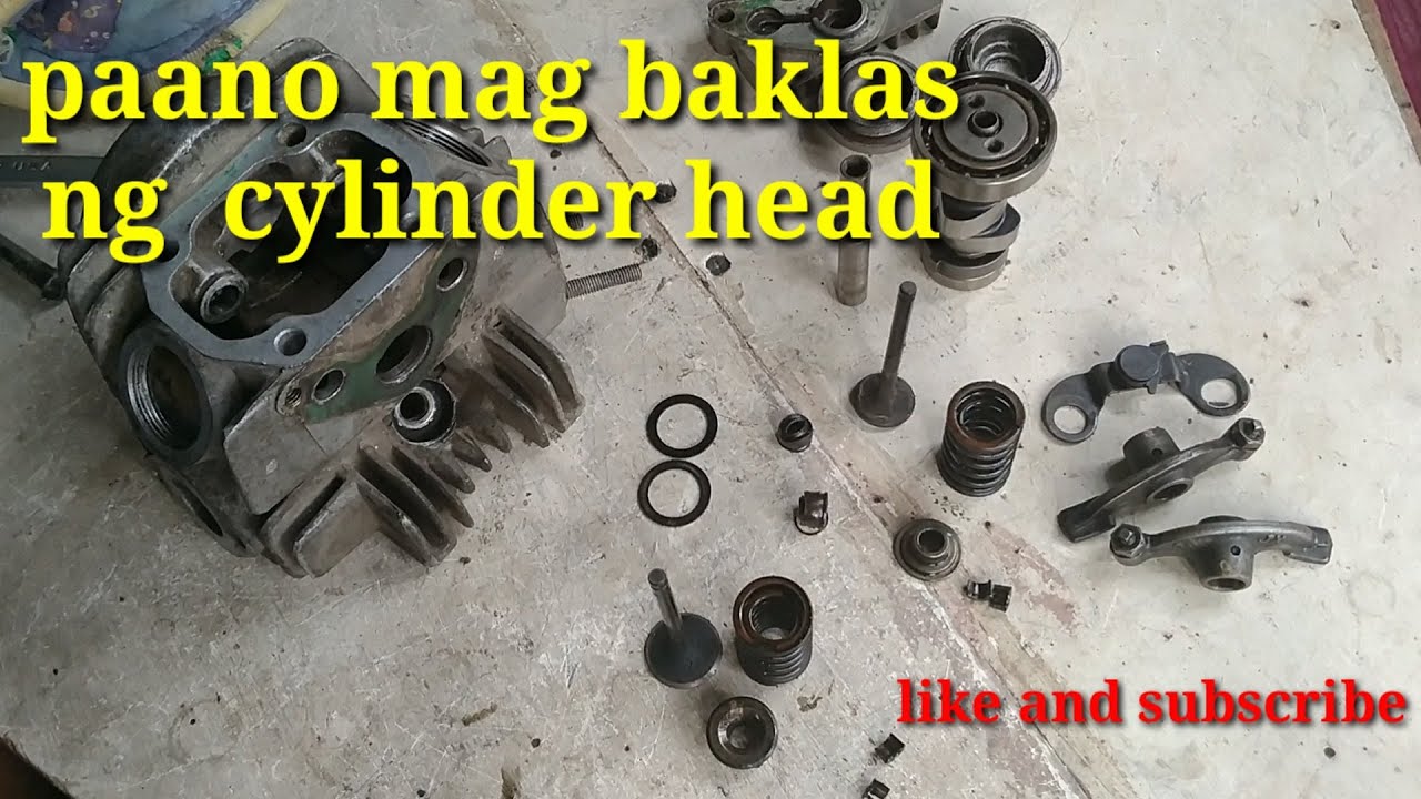 Paano magbaklas ng cylinder head (sym bonus 110)